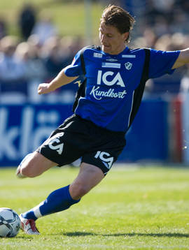 Tomas Zvirgzdauskas, Halmstad, laddar för skott
