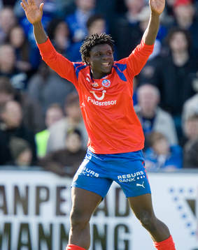 Razak Omotoyoss, Helsingborg. Lycka. Glädje. Jubel