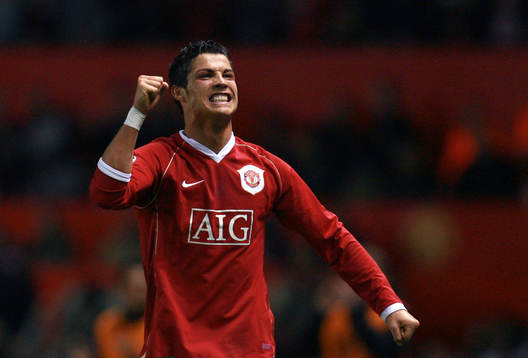 Cristiano Ronaldo, Manchester United, jubel, glädje