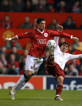 Cristiano Ronaldo, Manchester United och David Pizzarro,