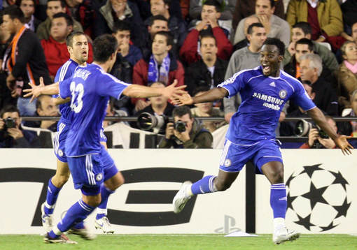 Michael Essien, Chelsea, jubel, glädje