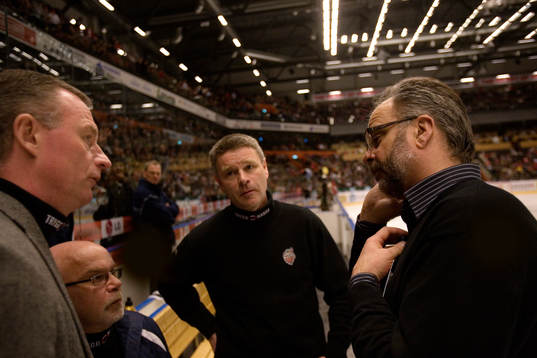 belysning, tränare, Harald Lückner och Jan Karlsson och