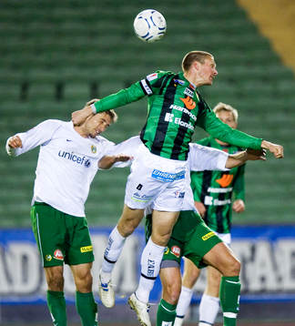 Mattias Östberg, GAIS, nick nickduell mot David Johansson,