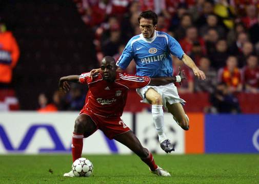 Fotboll, Champions League, Liverpool - Eindhoven