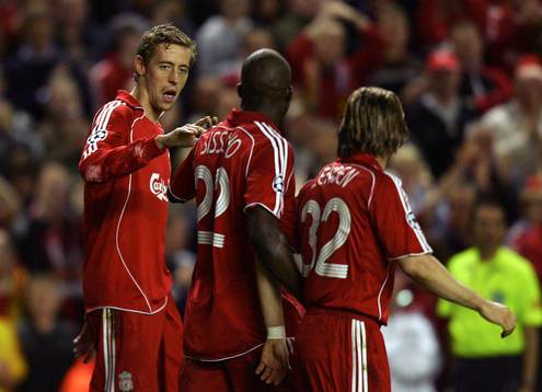 Fotboll, Champions League, Liverpool - Eindhoven