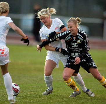 Nilla Fischer, Malmö och Sanna Åhman, Bälinge
