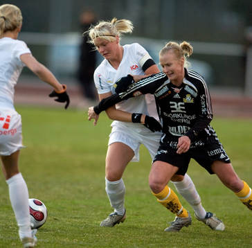 Nilla Fischer, Malmö och Sanna Åhman, Bälinge