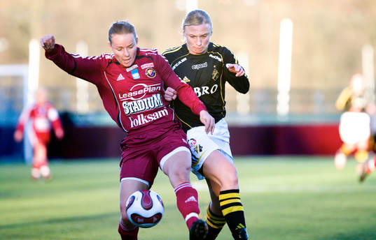 Dorte Dalum Jensen, Djurgården och Sofia Simonsson, AIK