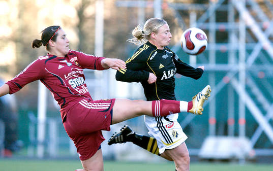 Therese brogårde, Djurgården och Sofia Simonsson, AIK