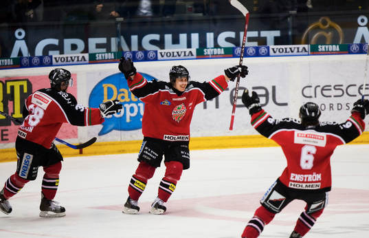 2-1 i sudden Kristian Kuusela, avgör, jubel för Modo