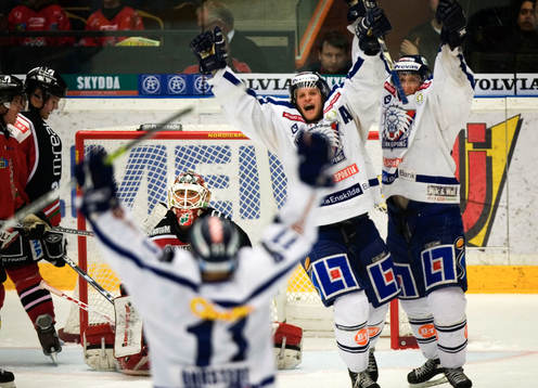 Linköping, jubel, Karol Krizan, målvakt, depp