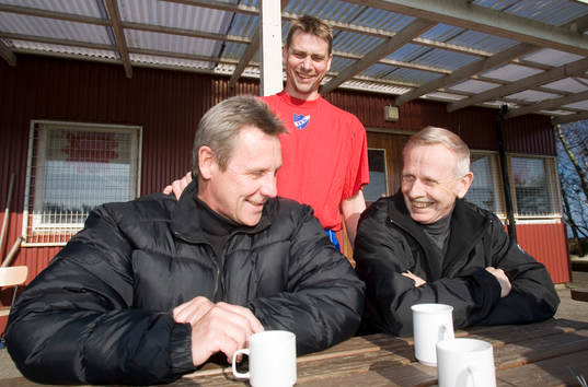 Lars Andersson, Allan Lundblad, tränare och Lennart Nilsson