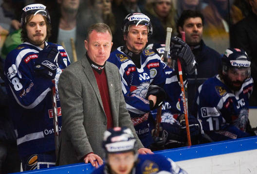 Magnus Johansson och tränare Jan Karlsson