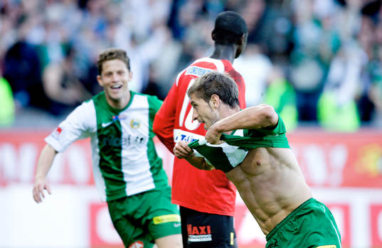 Sebastian Eguren och Paulinho Guará, Hammarby jubel