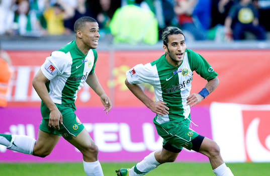 Charlie Davies och Erkan Zengin, Hammarby jubel