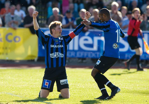Olle Kullinger och Antou Jallow, Sirius, jubel