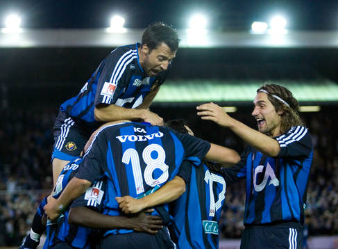 Matias Concha och Jan Tauer, Djurgården, jubel, glädje