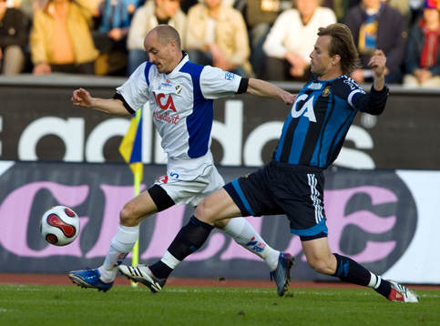 Magnus Arvidsson, Halmstad och Markus Johannesson,