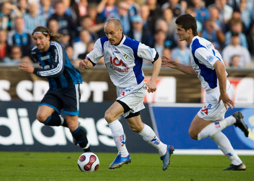 Jan Tauer, Djurgården, Magnus Arvidsson och Ajsel Kujovic,