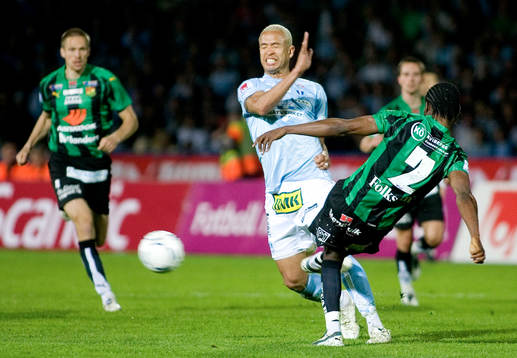 Junior, Malmö krockar med Rickard Ekunde, Gais