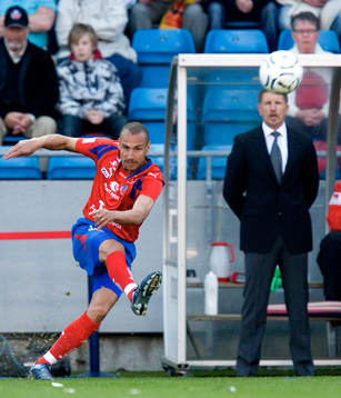 Henrik Larsson och Stuart Baxter