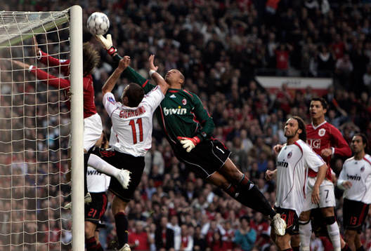 Fotboll, Champions League, Semifinal, Manchester United v