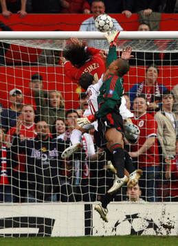 Fotboll, Champions League, Semifinal, Manchester United v
