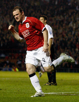 Fotboll, Champions League, Semifinal, Manchester United v