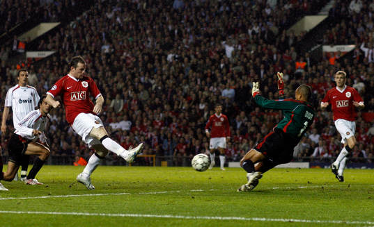 Fotboll, Champions League, Semifinal, Manchester United v