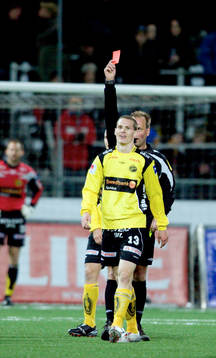 Jon Jönsson, Elfsborg utvisas