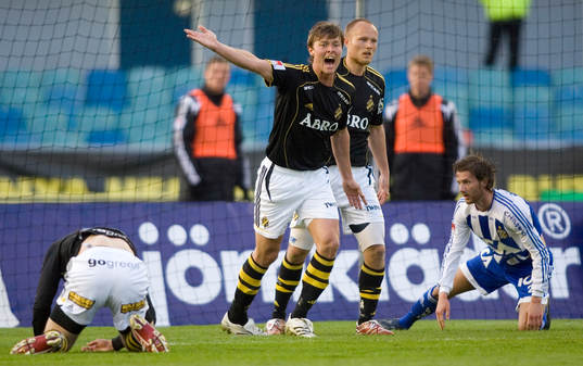 Niklas Sandberg, skriker, Niklas Carlsson, AIK, Jonatan
