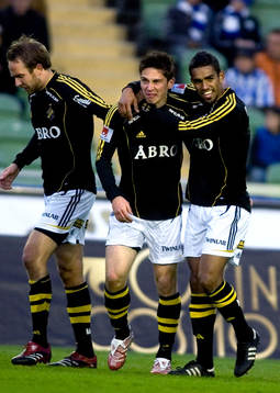 Miran Burgic, Wilton Figueiredo, AIK, jubel