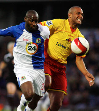 Fotboll, engelsk, Premier League, Blackburn Rovers -