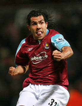 Carlos Tevez, West Ham, jubel