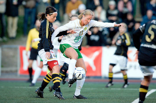 Sara Johansson, Hammarby tar emot boll