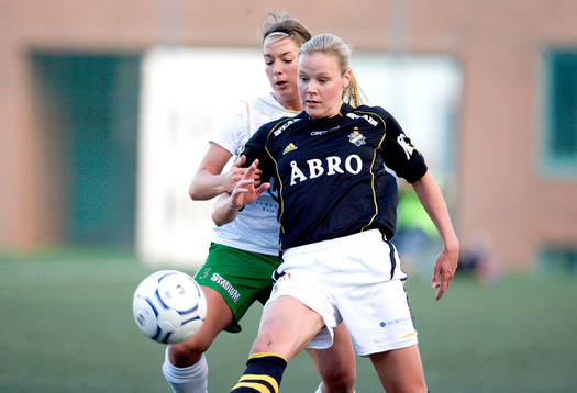 Therese Dahlberg, Hammarby och Laura Kalmari, AIK