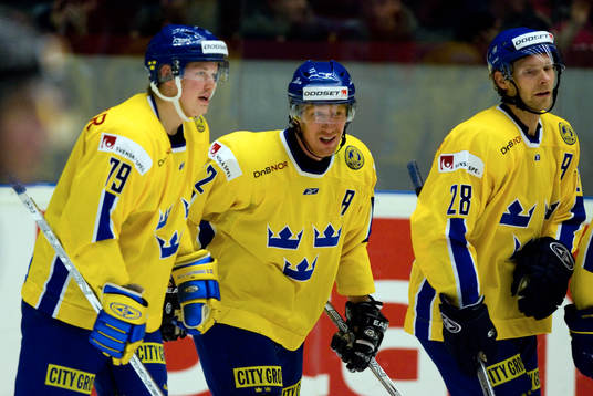 2, Sverige - Ryssland: Fredrik Warg, Jörgen Jönsson och