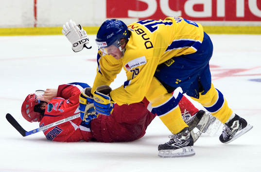 2, Sverige - Ryssland: Fredrik Warg, Sverige