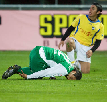 Sebastian Castro-Tello, Hammarby. Skada, skadad, smärta