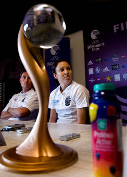 Fotboll, dam, Final UEFA Womens Cup, Presskonferens