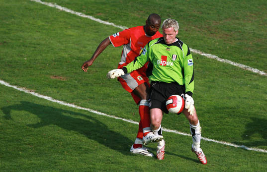Antti Niemi, målvakt, Fulham och Jason Roberts, Blackburn