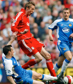 Fotboll, engelsk, Premier League, Liverpool - Wigan