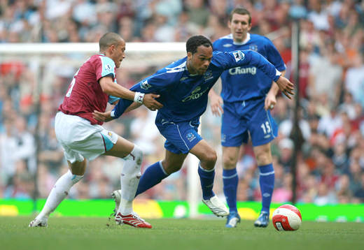 Joleon Lescott, Everton och Nigel Reo-Coker, West Ham