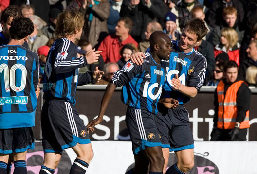 Jones Kusi Asare och Sölvi Ottesen, Djurgården, jubel