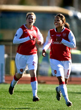 Alex Scott, Arsenal, jubel