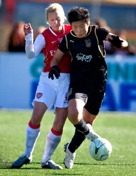 Jayne Ludlow, Arsenal, Ma Xiaoxu, Umeå