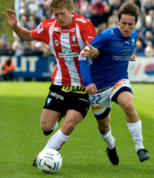 Joakim Nilsson, MFF och Jimmie Augustsson, TFF