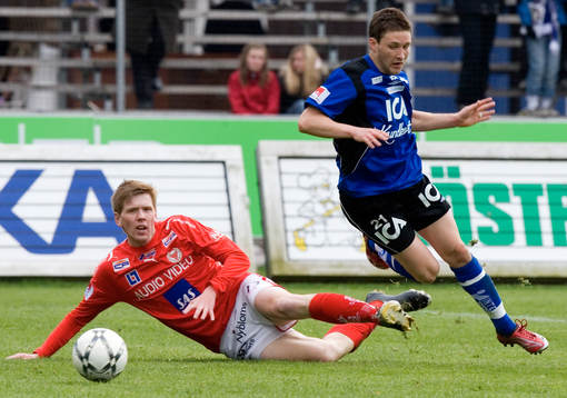 Tibor Joza, en av de unga HBK-arna har fått David Elm och