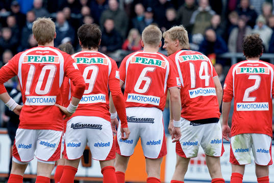 fr. v. Patrik Ingelsten, Stefan Larsson, Mikael Eklund,