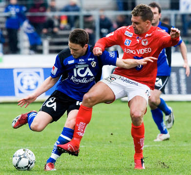 Tim Sparv, Halmstad i duell mot Fabio Augusto, Kalmar